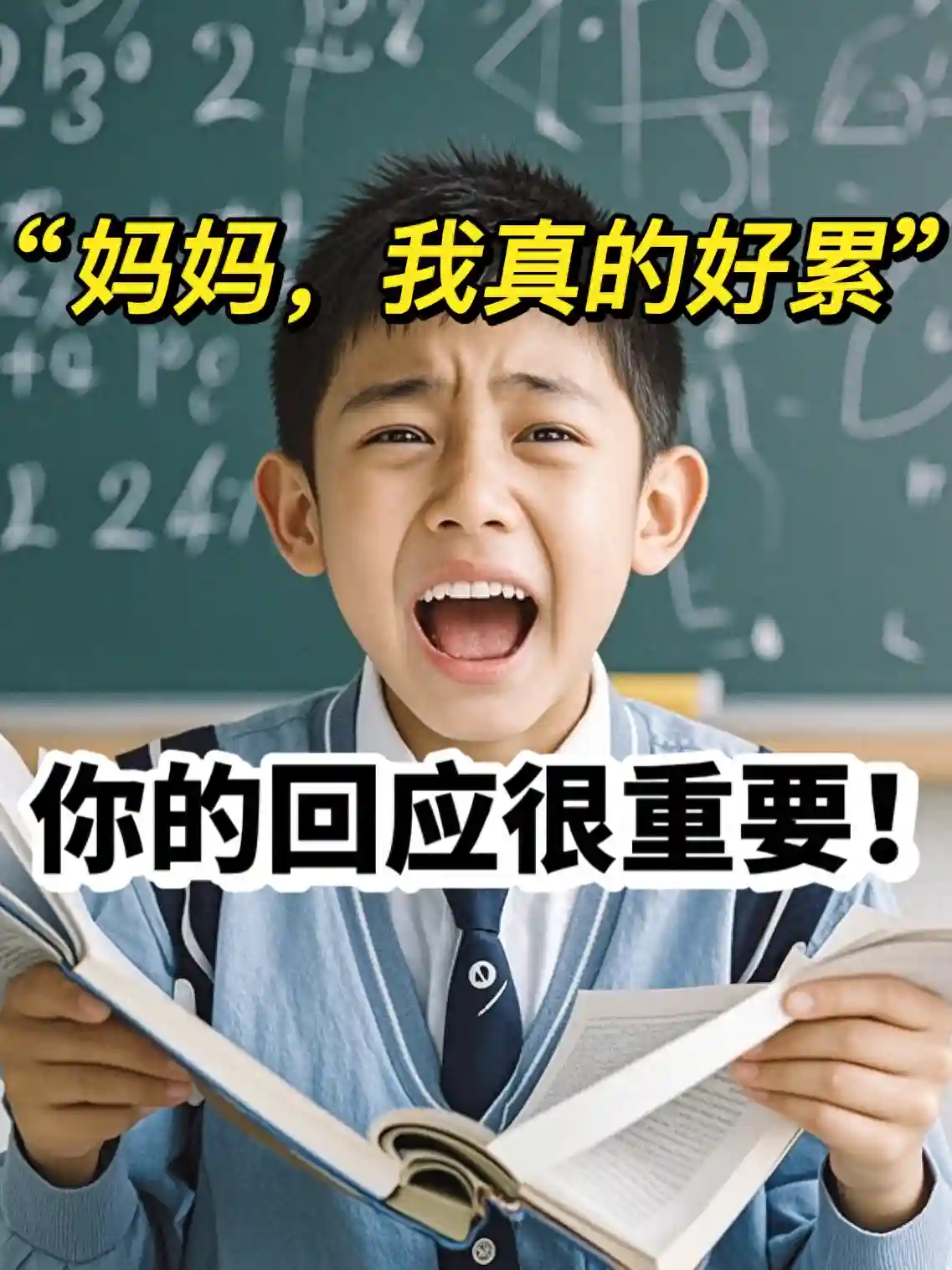 “妈妈，我真的好累”，你的回应很重要！